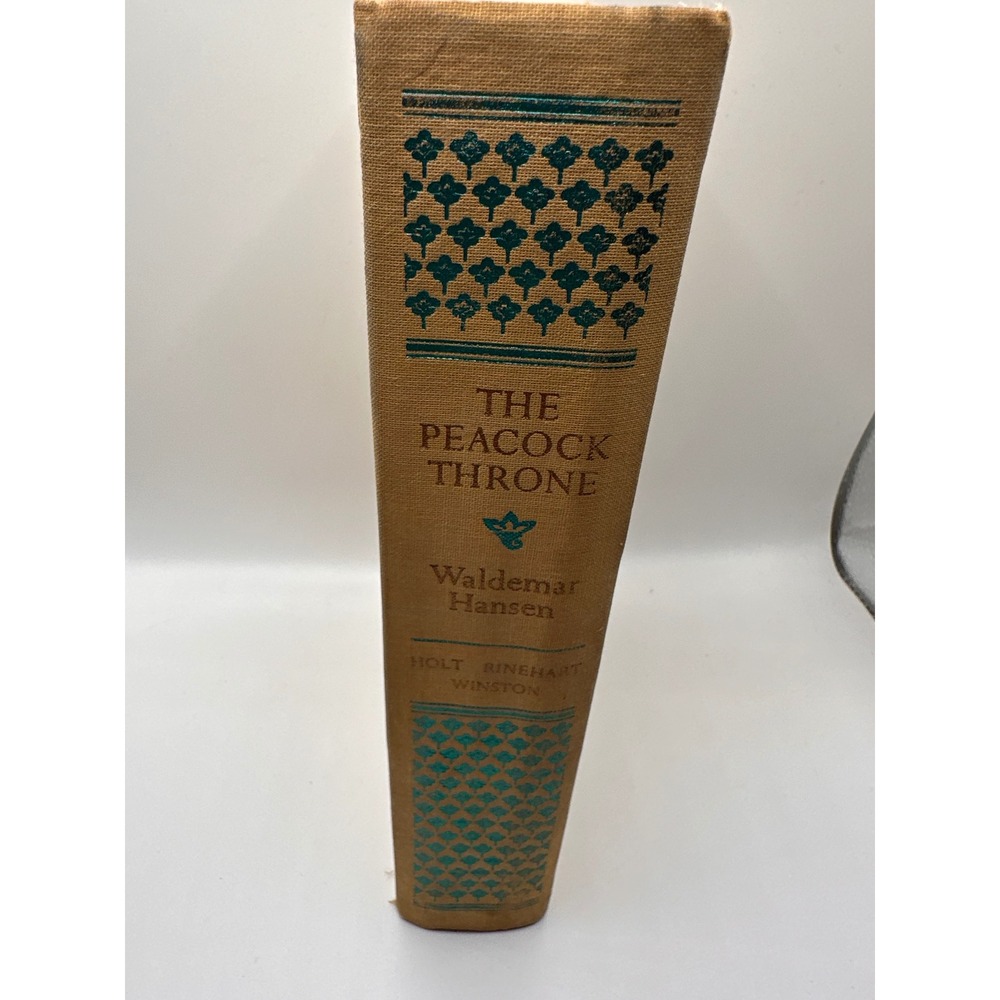 The‎ Peacock Throne Waldemar Hansen SIGNED Hardcover 1972 Mughal India History